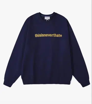 thisisneverthat 네버댓 맨투맨 네이비 M 트레이닝복