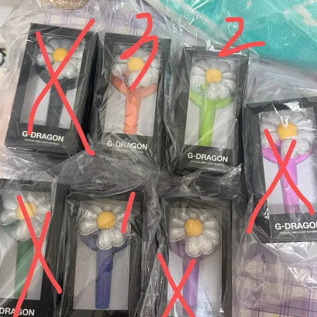 지드래곤 미니 응원봉 키링