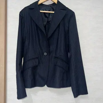 RULE 네이비 스트라이프 비즈니스 정장 상하의 세트