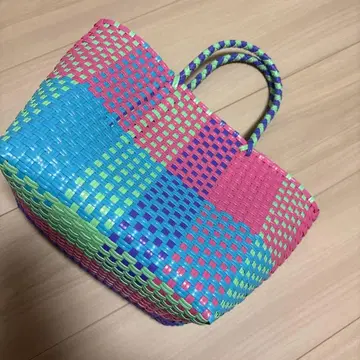 컬러풀 바스켓백