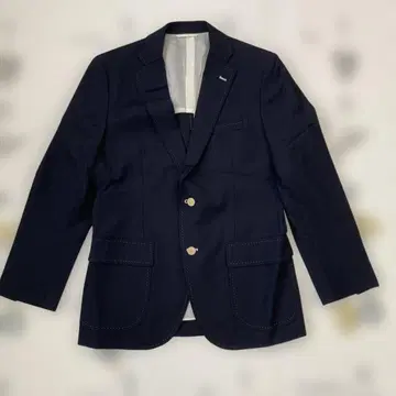 UNIVERSAL LANGUAGE 네이비 테일러드 자켓