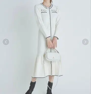 CELFORD 긴팔 니트 원피스 머메이드