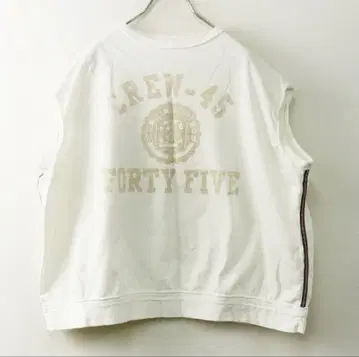 45R 데코보코 천축 908마 슬리브리스 티셔츠