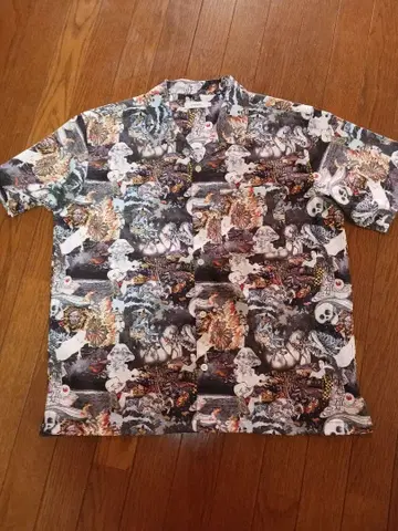 graniph 키타로 오픈 카라 셔츠