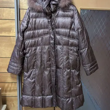 여성용 다운 코트 후드 퍼 포함 다운 페더