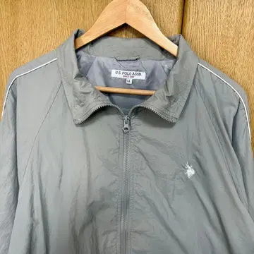 U.S. POLO ASSN. 그레이 집업 자켓 LL