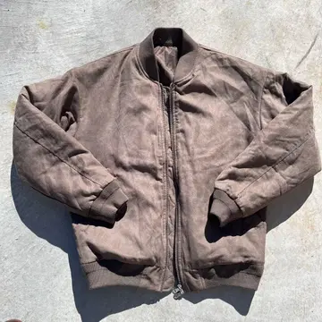 유나이티드 애로우즈 스웨이드 느낌 봄버 자켓