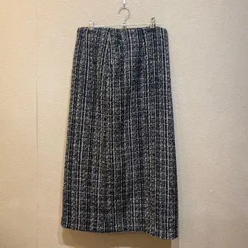 URBAN RESEARCH DOORS 울 믹스 트위드 세미 타이트 스커트