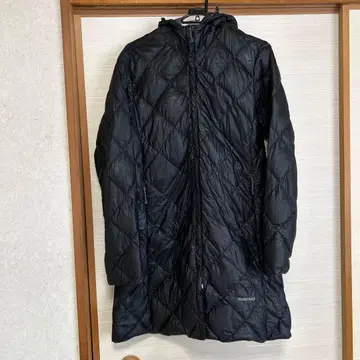 몽벨 스페리오 다운 트래블 코트 블랙 L 여성용 후드