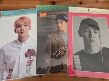 [ 새상품 ] SHINee Key 클리어 파일 3장 세트