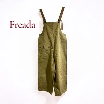 17일부터 22일까지 휴무 프리다 오버롤 프리 사이즈 카키