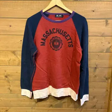 BEAMS 매사추세츠 프린트 트레이닝복