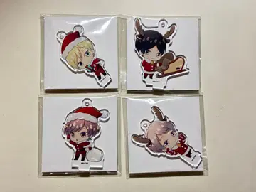 스타뮤 크리스마스 아크릴 스탠드 4개 세트