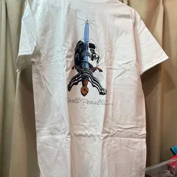 Powell Peralta 검과 해골 티셔츠 2013년산 파월 M