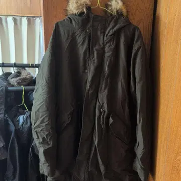 coen 후드 부착 모즈 코트 X-LARGE