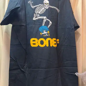 BONES 뼈 디자인 티셔츠 블랙 Powell 파우엘 M