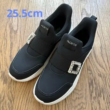 새상품급 [오리엔탈 트래픽] 비쥬 버클 스니커즈 블랙