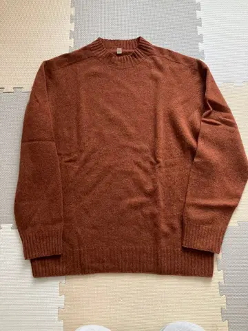 UNIQLO U 3XL 브라운 크루넥 스웨터
