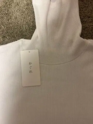 카구레 코튼 울 골지 터틀 티셔츠