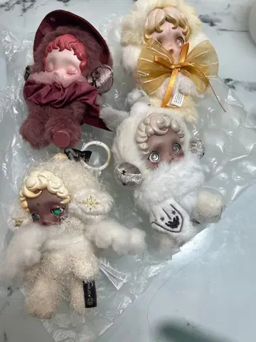 스컬팬더 봉제 인형 4개