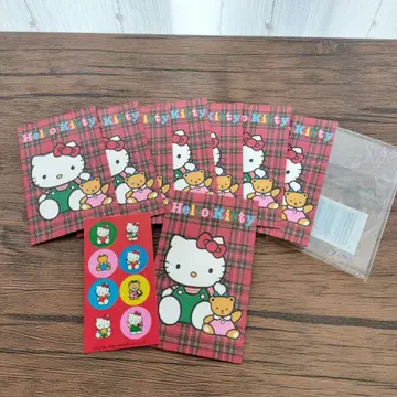1991년제 헬로키티 세뱃돈 봉투 포치봉투 8매 씰 포함