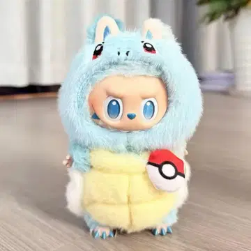 새상품 라부부 labubu 꼬부기(제니카메) 옷 갈아입기 의류 포켓몬