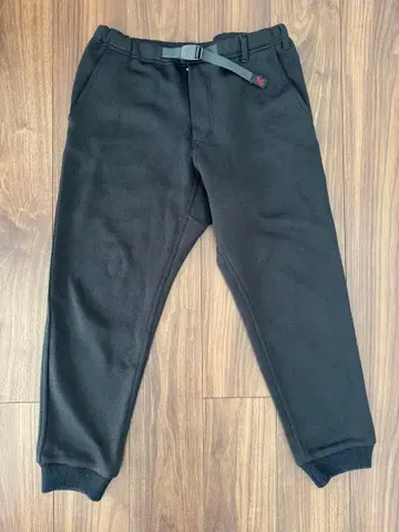 그라미치 조거 팬츠 두꺼운 원단 속기모 블랙