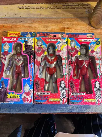 울트라맨 사운드&라이트 시리즈 3체 세트