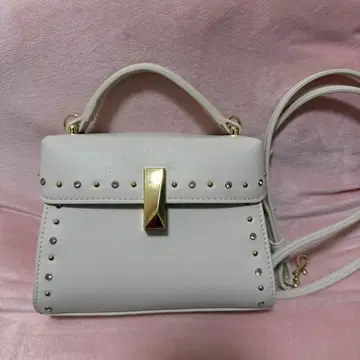 CELFORD [뤼탕] 비쥬 스터드 미니백 아이보리