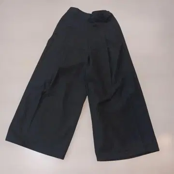 ANTIQUA 블랙 와이드 팬츠