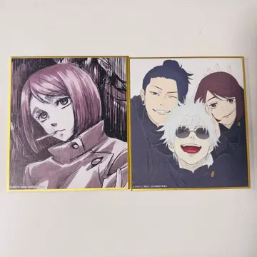 애니메이션 주술회전전 블라인드 미니 색지 회옥 옥절 고죠 여름유 쇼코 외