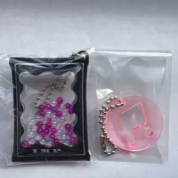 MAGenter 특전 비즈 포함 모래시계형 아크릴 키링 세트