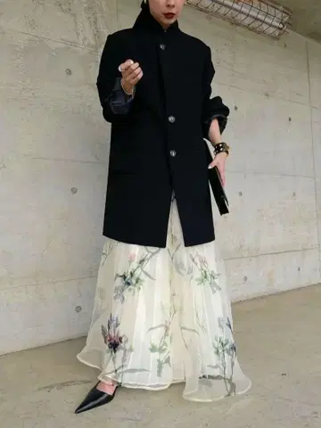 Ameri SOFIA ORGANZA LAYERED SKIRT