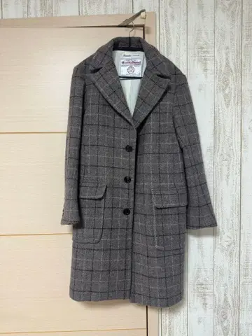 Beamsboy x HarrisTweed 울 체스터 코트 M