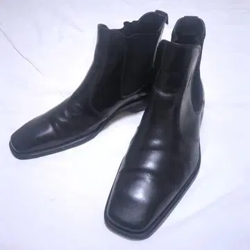 새상품급 세르지오로시 25.0 사이드 고어 부츠 빅 사이즈 블랙