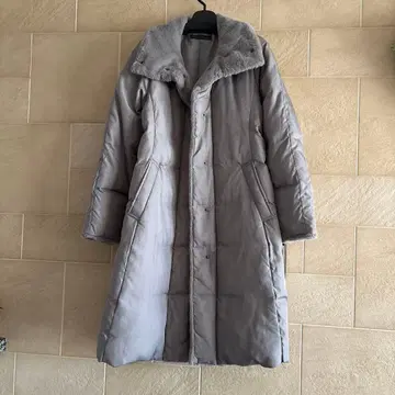 택 포함 디노스 다운 롱 코트 S