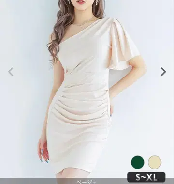 캬바 미니 드레스 타이트 원숄