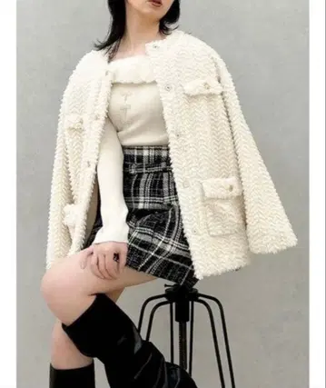 dazzlin 보아 프렌치불 재킷