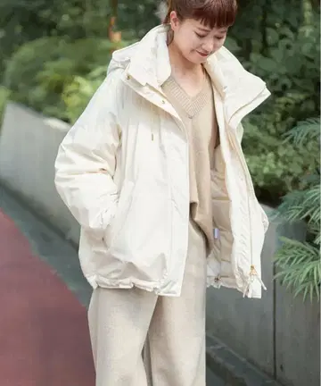 Spick and Span 2WAY 발수 다운 하프 코트