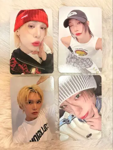 XLOV RISING STAR 혜택 트레이딩 카드 4장 세트