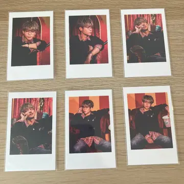 미쨩 우타이테 POP SCREEN 폴라로이드풍 카드 6종 컴플리트 세트