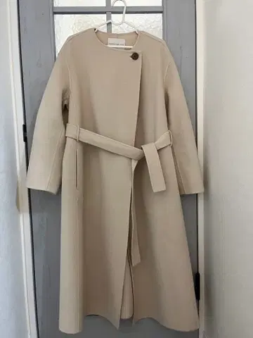 새상품급 프리미엄 울 리버 노카라 코트 ballsey