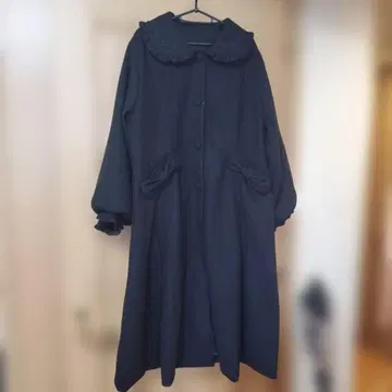 시마무라 아오키 미사코 m petit 코트 중블랙 4L