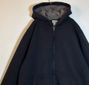 L.L.Bean 엘엘빈 보아 안감 자수 로고 집업 후드티