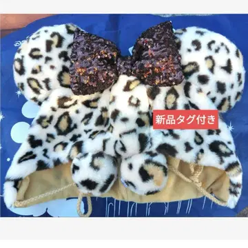 팬캡 레오파드 무늬 골드 금 레오파드 표범 무늬 브라운 디즈니