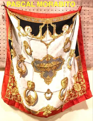 PASCAL MORABITO 실크 스카프 장식적인 디자인