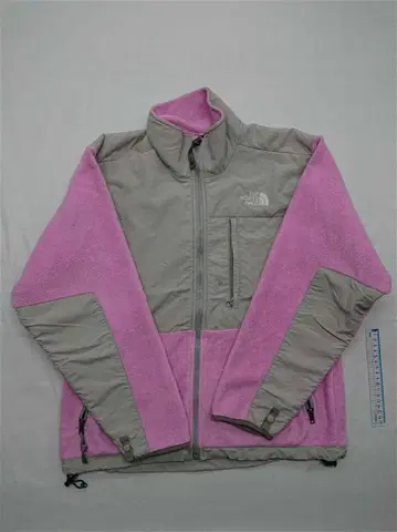 더 노스 페이스 플리스 자켓 S/M 핑크/그레이