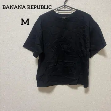 BANANA REPUBLIC [ M ] 블랙 반팔 T셔츠