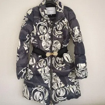 EMILIO PUCCI 기하학 패턴 다운 자켓