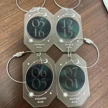 마법사의 약속 아크릴 매트 키링 남쪽 세트